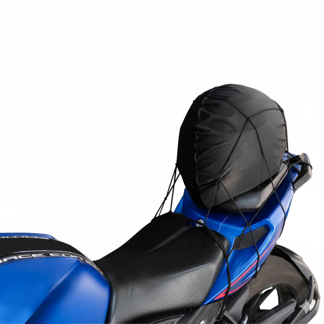GP Kompozit Siyah Kask Filesi + 2 li Bagaj Lastiği + Buff - 4