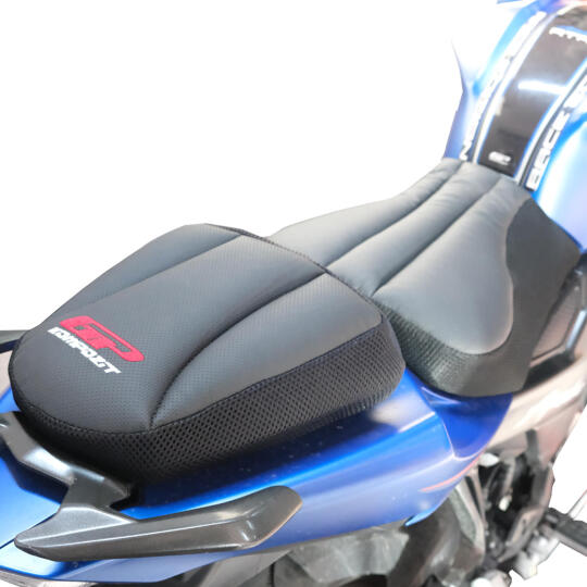 GP Kompozit SLK03 Universal İki Parça Motosiklet Konfor Sele Kılıfı Siyah - 4
