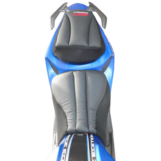 GP Kompozit SLK03 Universal İki Parça Motosiklet Konfor Sele Kılıfı Siyah - 5