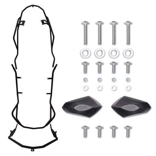 GP Kompozit Suzuki Avenis 125 2023-2024 Uyumlu Motor Koruma Demiri Siyah - 5