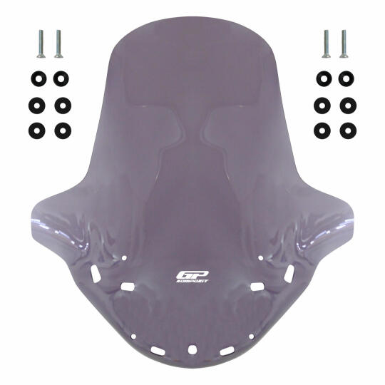 GP Kompozit Suzuki Burgman 650 2002-2004 Uyumlu Ön Tur Camı Füme - 4