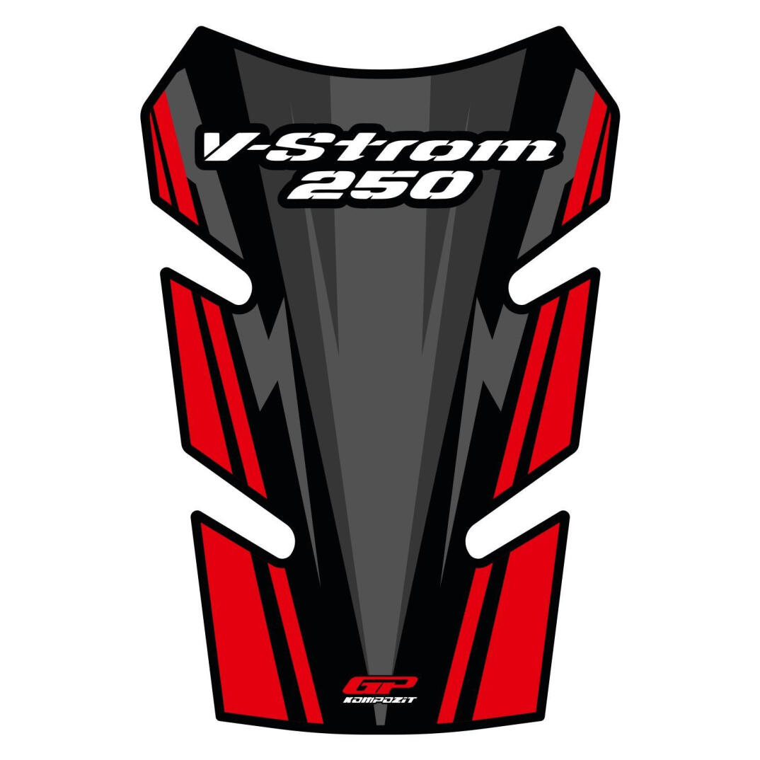 GP Kompozit Suzuki V-Strom 250 2017-2020 Uyumlu Tank Pad Kırmızı - 1