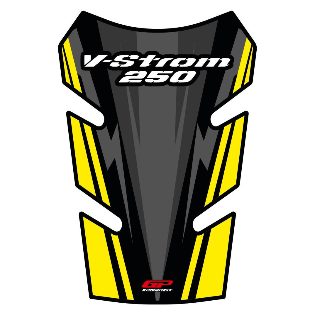 GP Kompozit Suzuki V-Strom 250 2017-2020 Uyumlu Tank Pad Sarı - 1