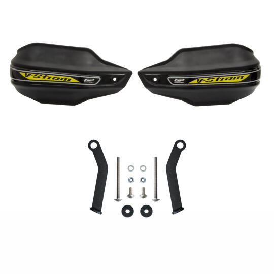 GP Kompozit Suzuki V-Strom 250 2017-2023 Uyumlu Plastik Elcik Koruma Siyah - 3