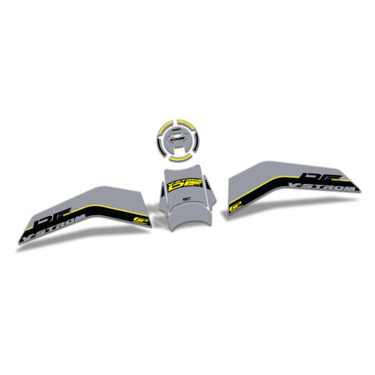 GP Kompozit Suzuki V-Strom 800 DE 2023-2024 Uyumlu Tank Pad Seti Gri - 7