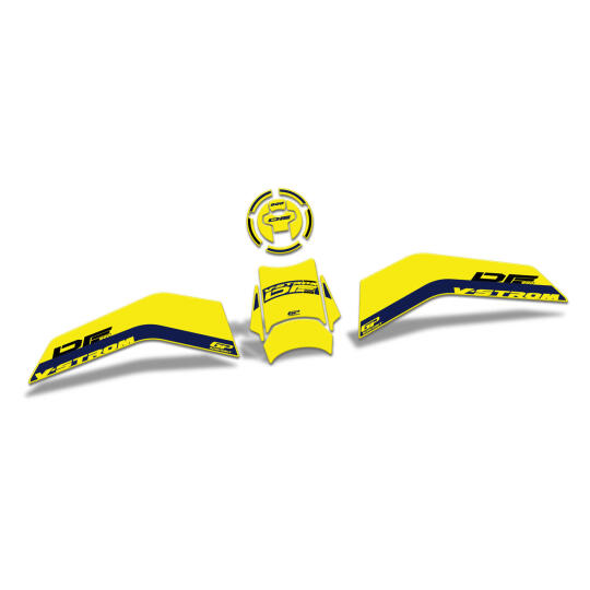 GP Kompozit Suzuki V-Strom 800 DE 2023-2024 Uyumlu Tank Pad Seti Sarı - 7