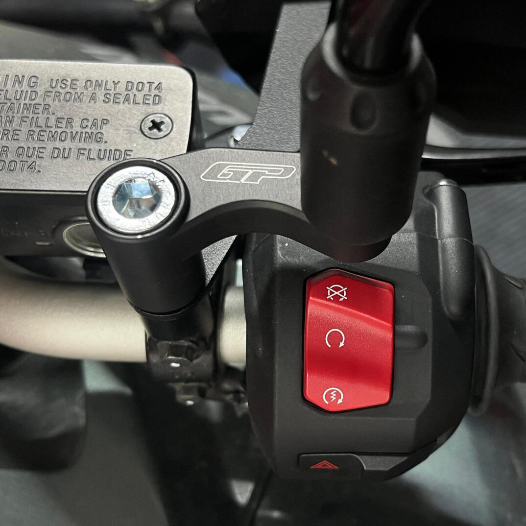 GP Kompozit Suzuki V-Strom 800 DE 2024-2025 Uyumlu Ayna Genişletme Siyah - 3