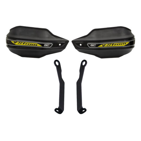 GP Kompozit Suzuki V-Strom 800 DE 2024-2025 Uyumlu Plastik Elcik Koruma Sarı
