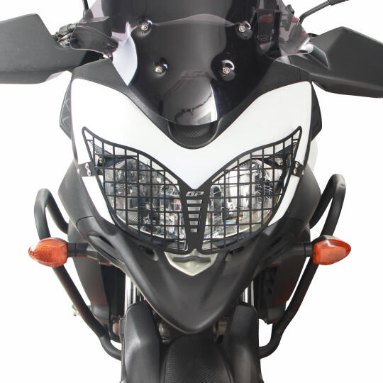 GP Kompozit Suzuki V-Strom DL 650 2012-2016 Uyumlu Far Koruma Siyah (1)