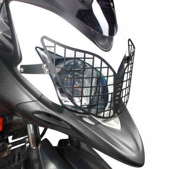 GP Kompozit Suzuki V-Strom DL 650 2012-2016 Uyumlu Far Koruma Siyah - 3