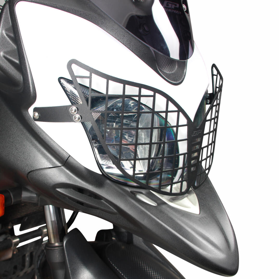 GP Kompozit Suzuki V-Strom DL 650 2012-2016 Uyumlu Far Koruma Siyah - 3