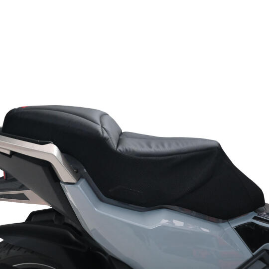GP Kompozit SYM ADX 125 2023-2024 Uyumlu Fileli Motosiklet Konfor Sele Kılıfı Siyah - 3
