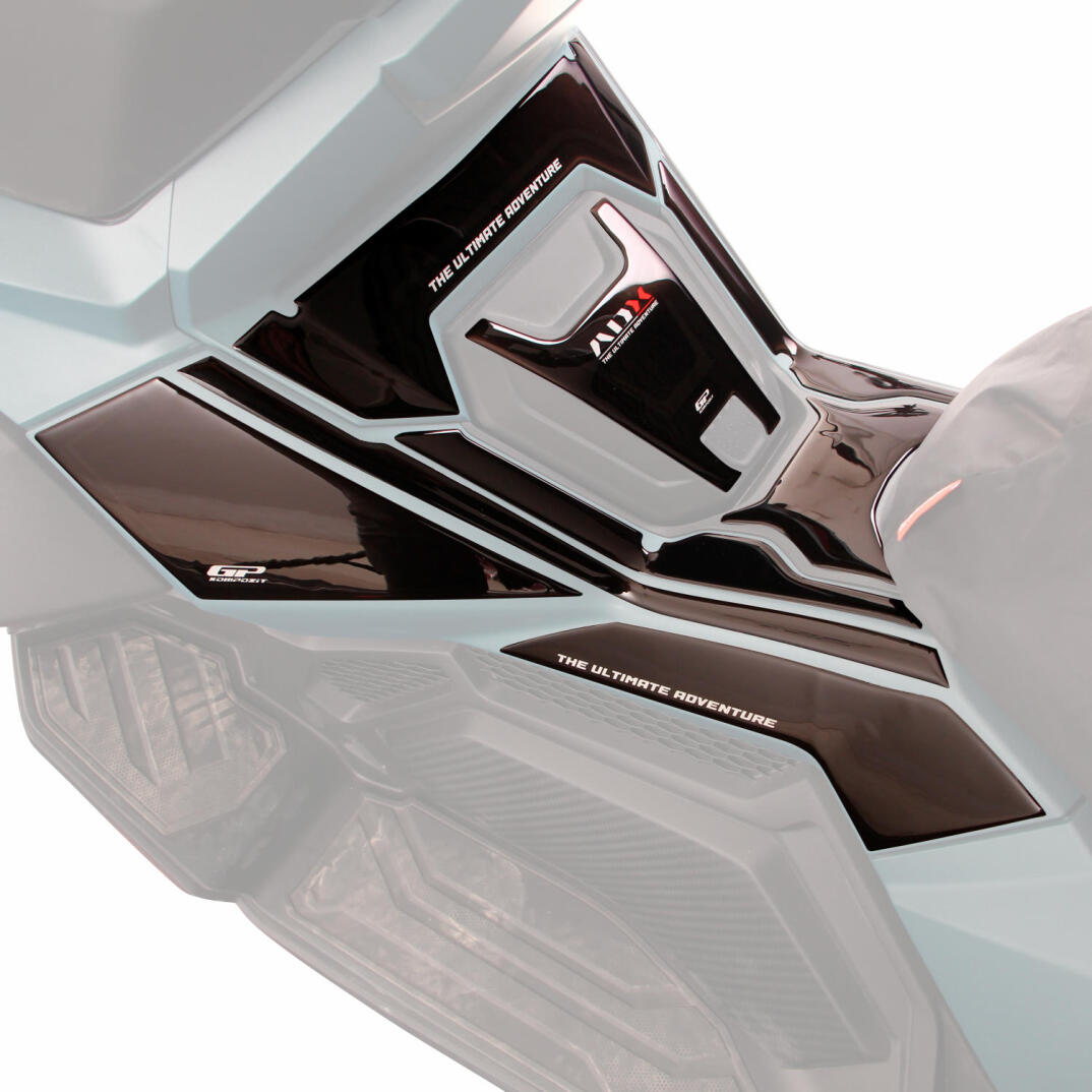 GP Kompozit SYM ADX 125 2023-2024 Uyumlu Tank Pad Seti Siyah - 6
