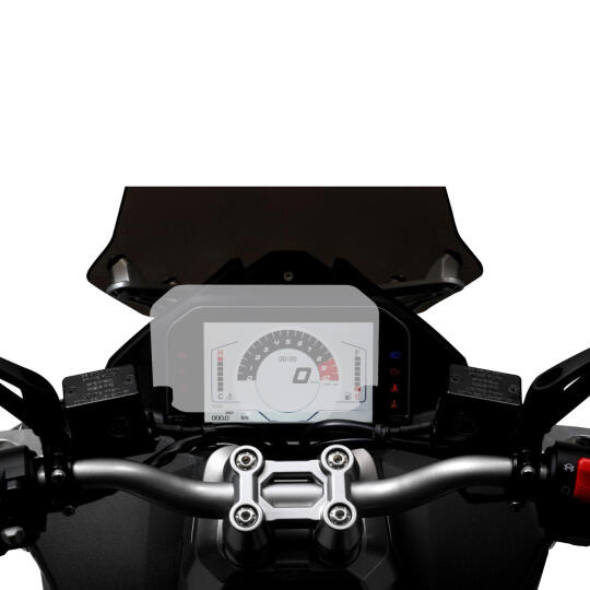 GP Kompozit SYM ADX 250 2025-2026 Uyumlu Motosiklet Ekran Koruyucu Şeffaf (1)