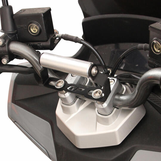 GP Kompozit SYM Jet X 125 2014-2025 Uyumlu Telefon / Navigasyon Tutucu Siyah - 3