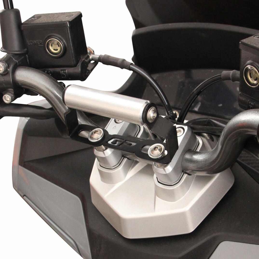GP Kompozit SYM Jet X 125 2014-2025 Uyumlu Telefon / Navigasyon Tutucu Siyah - 3