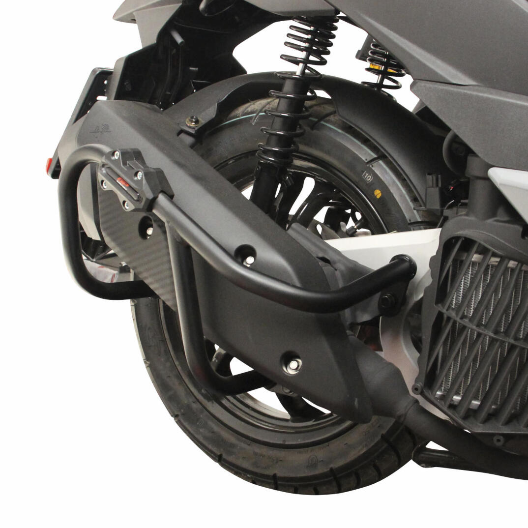 GP Kompozit SYM Jet X 125 2022-2025 Uyumlu Egzoz Koruma Demiri Siyah - 2