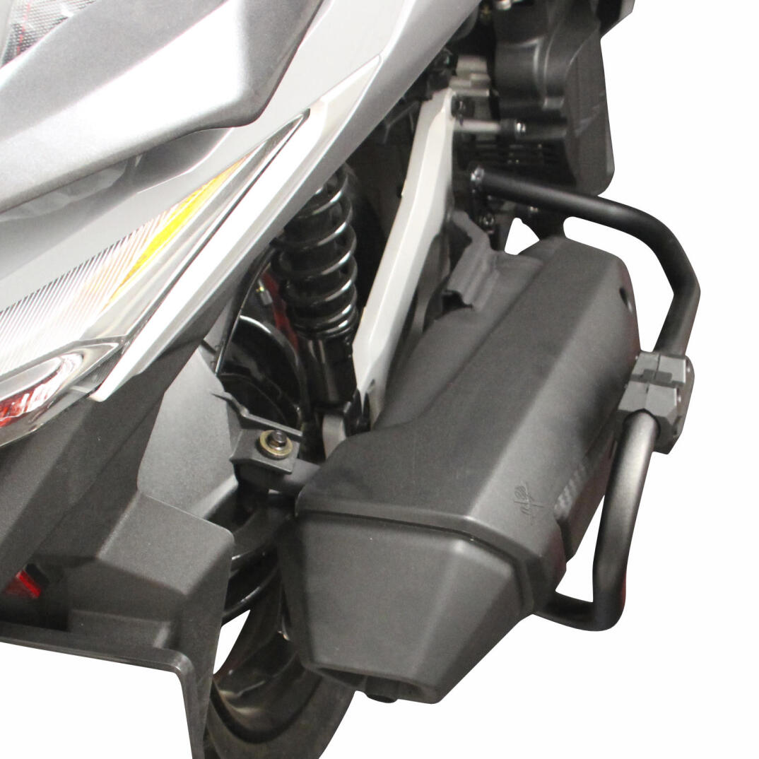 GP Kompozit SYM Jet X 125 2022-2025 Uyumlu Egzoz Koruma Demiri Siyah - 4
