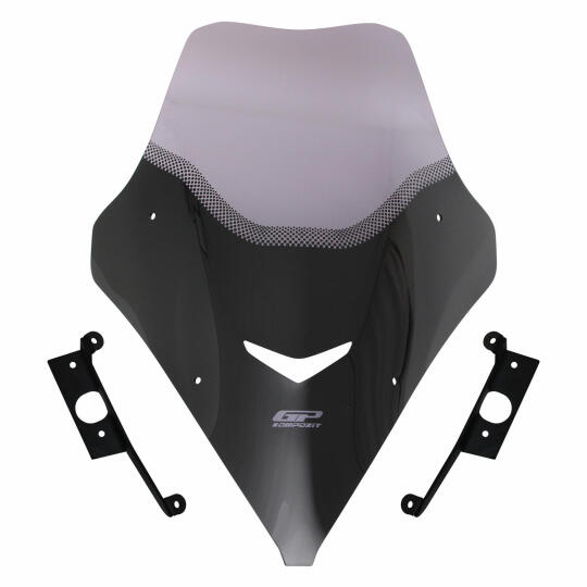 GP Kompozit SYM Jet X 125 2022-2026 Uyumlu Kısa Ön Cam Füme