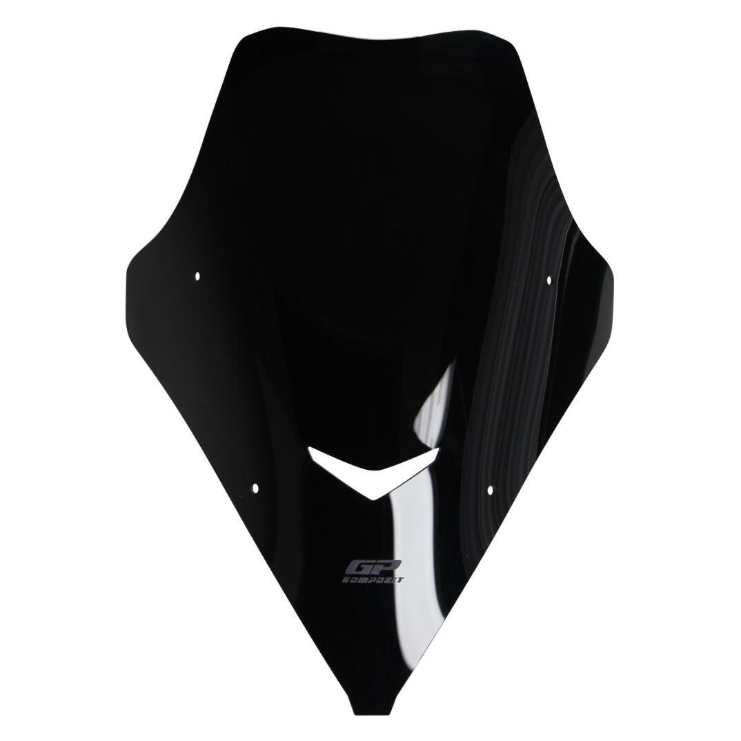 GP Kompozit SYM Jet X 125 2022-2026 Uyumlu Kısa Ön Cam Siyah - 5