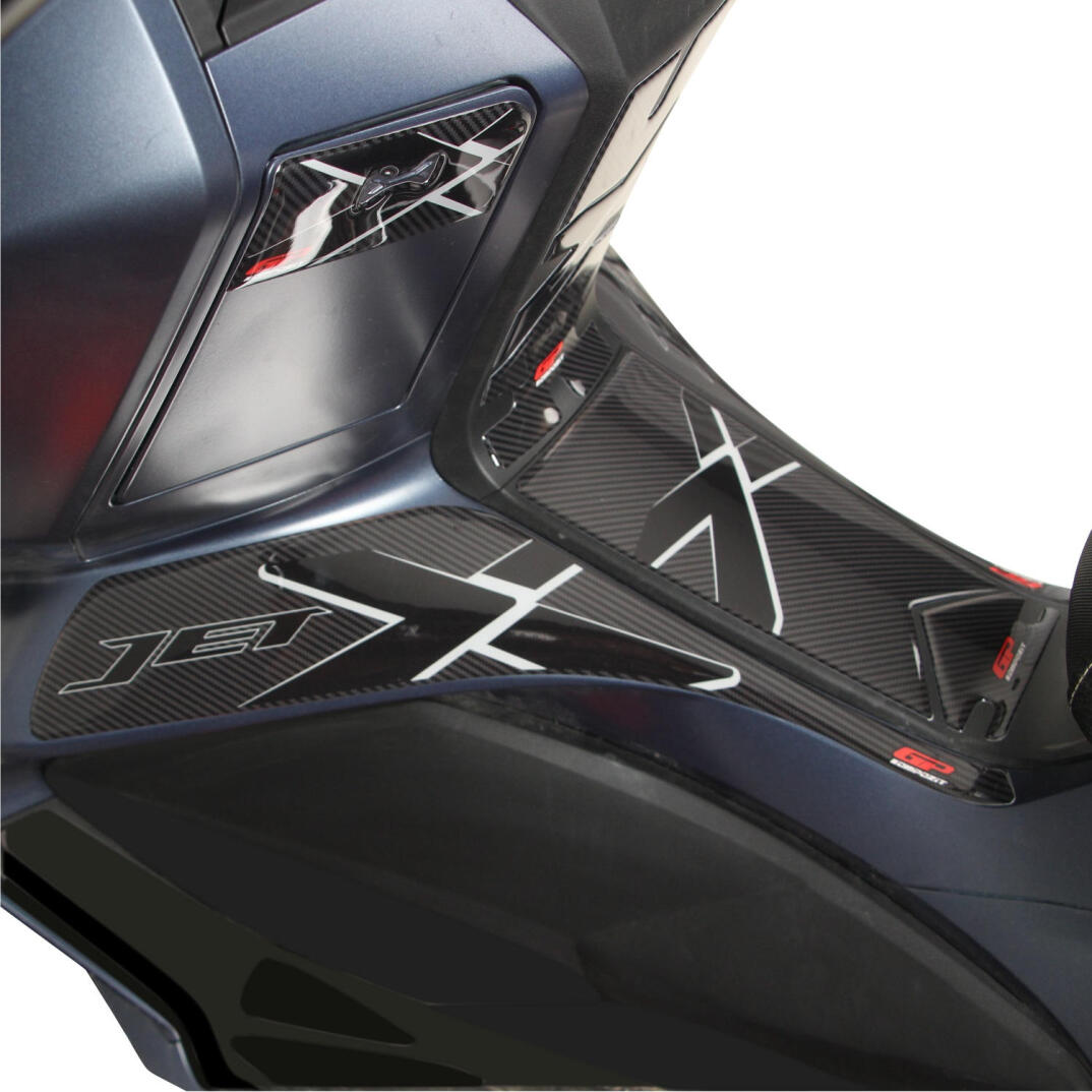 GP Kompozit SYM Jet X 125 2022-2025 Uyumlu Tank Pad Seti Karbon - 3