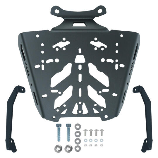 GP Kompozit SYM Joymax Z 250 / Z 250 Plus 2023-2026 Uyumlu Arka Çanta Demiri Siyah - 7