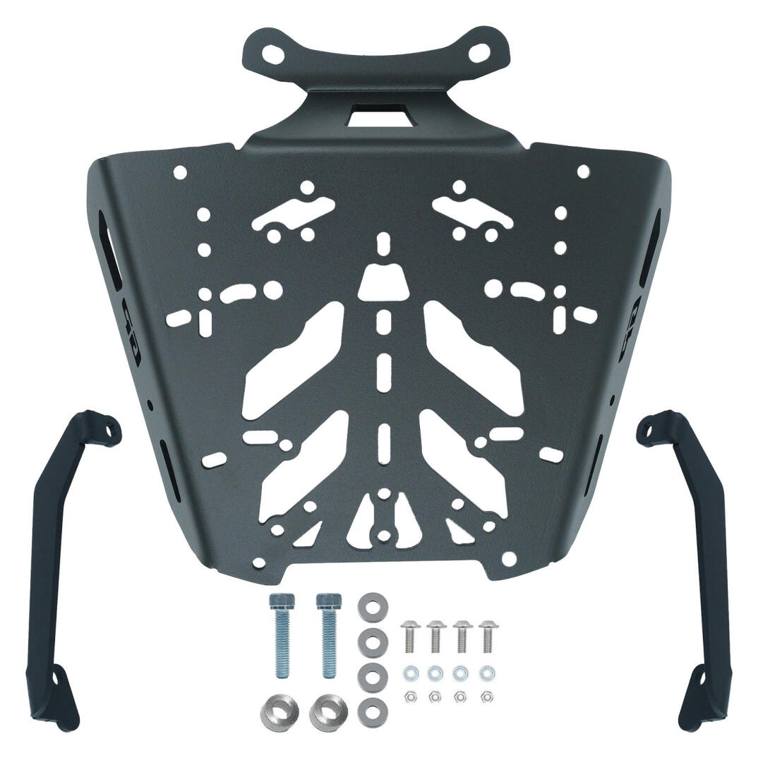 GP Kompozit SYM Joymax Z 250 / Z 250 Plus 2023-2026 Uyumlu Arka Çanta Demiri Siyah - 7
