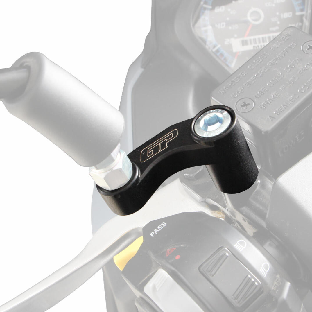 GP Kompozit SYM Joymax Z 250 / Z 250 Plus 2023-2026 Uyumlu Ayna Genişletme Siyah - 5