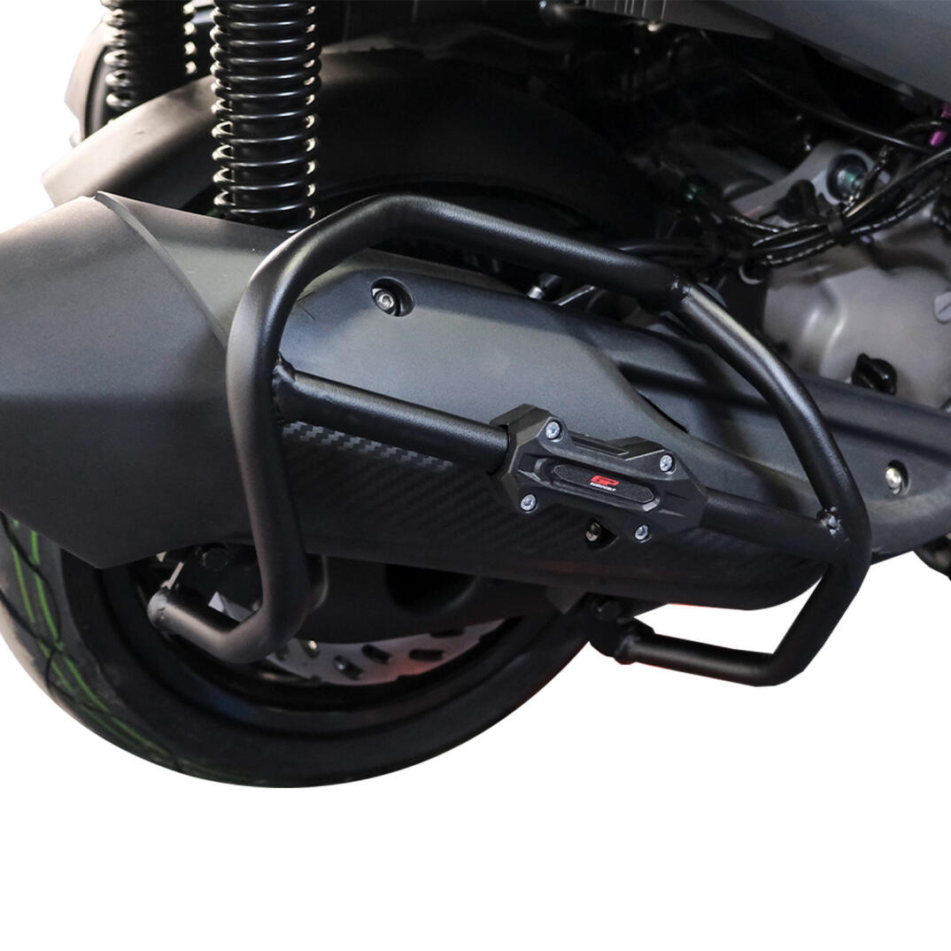 GP Kompozit SYM Joymax Z 250 / Z 250 Plus 2023-2026 Uyumlu Egzoz Koruma Demiri Siyah - 4