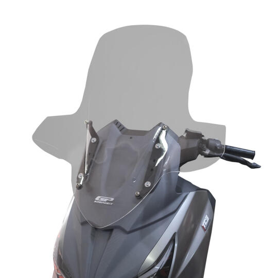 GP Kompozit SYM Joymax Z 250 / Z 250 Plus 2023-2026 Uyumlu Elcikli Ön Cam Füme - 3