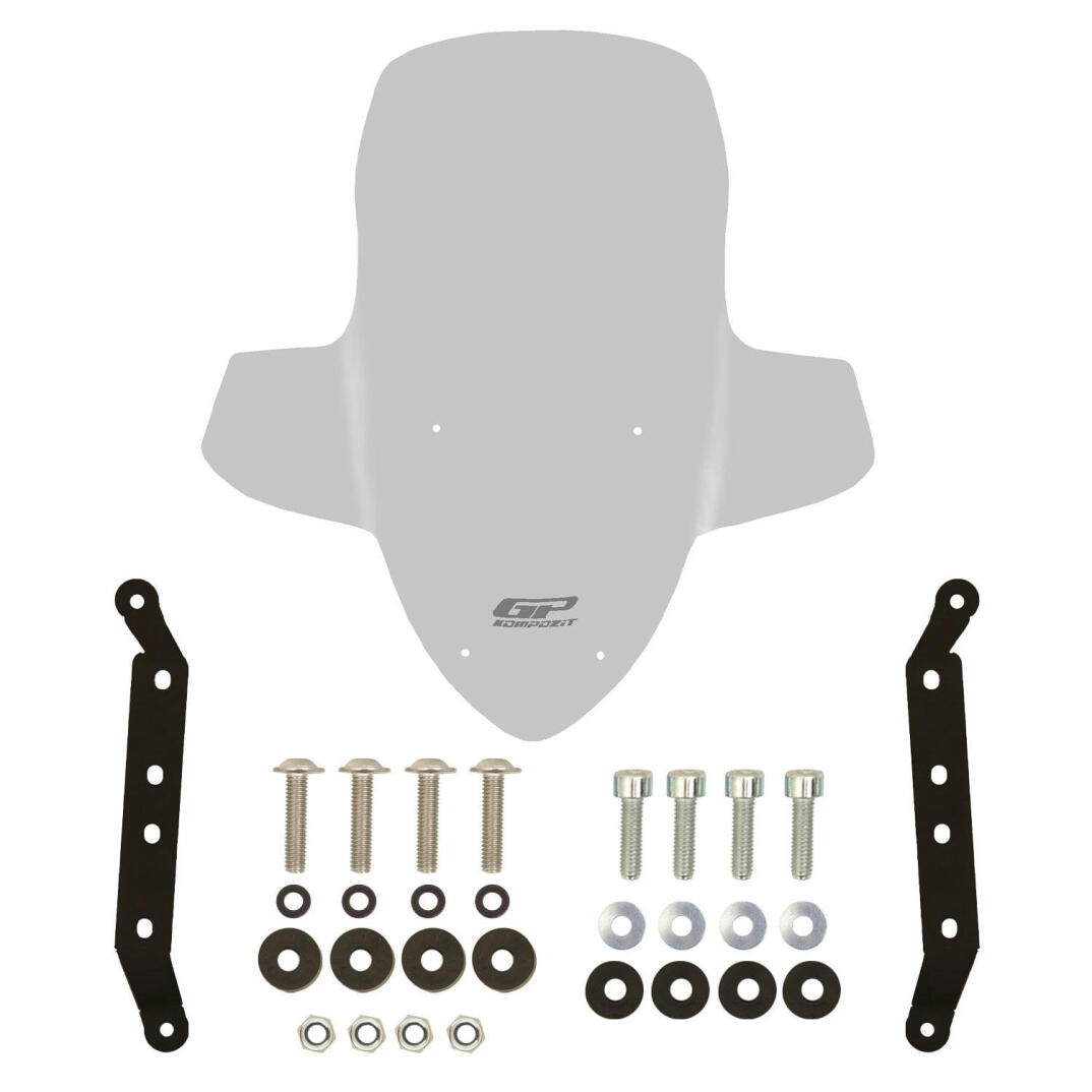 GP Kompozit SYM Joymax Z 250 / Z 250 Plus 2023-2026 Uyumlu Elcikli Ön Cam Füme - 5