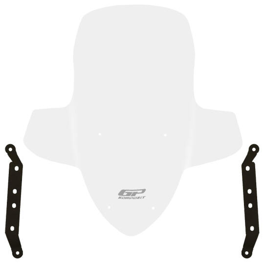 GP Kompozit SYM Joymax Z 250 / Z 250 Plus 2023-2026 Uyumlu Elcikli Ön Cam Şeffaf