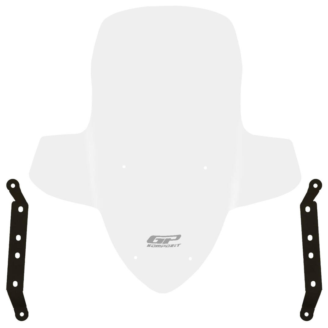 GP Kompozit SYM Joymax Z 250 / Z 250 Plus 2023-2026 Uyumlu Elcikli Ön Cam Şeffaf - 1