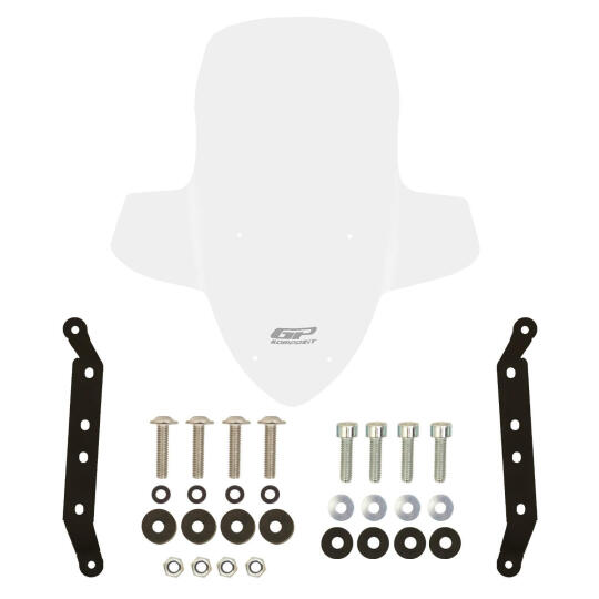GP Kompozit SYM Joymax Z 250 / Z 250 Plus 2023-2026 Uyumlu Elcikli Ön Cam Şeffaf - 5