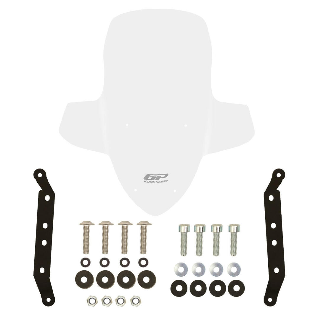 GP Kompozit SYM Joymax Z 250 / Z 250 Plus 2023-2026 Uyumlu Elcikli Ön Cam Şeffaf - 5