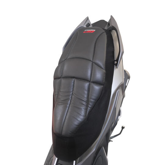 GP Kompozit SYM Joymax Z 250 / Z 250 Plus 2023-2026 Uyumlu Fileli Motosiklet Konfor Sele Kılıfı Siyah - 4