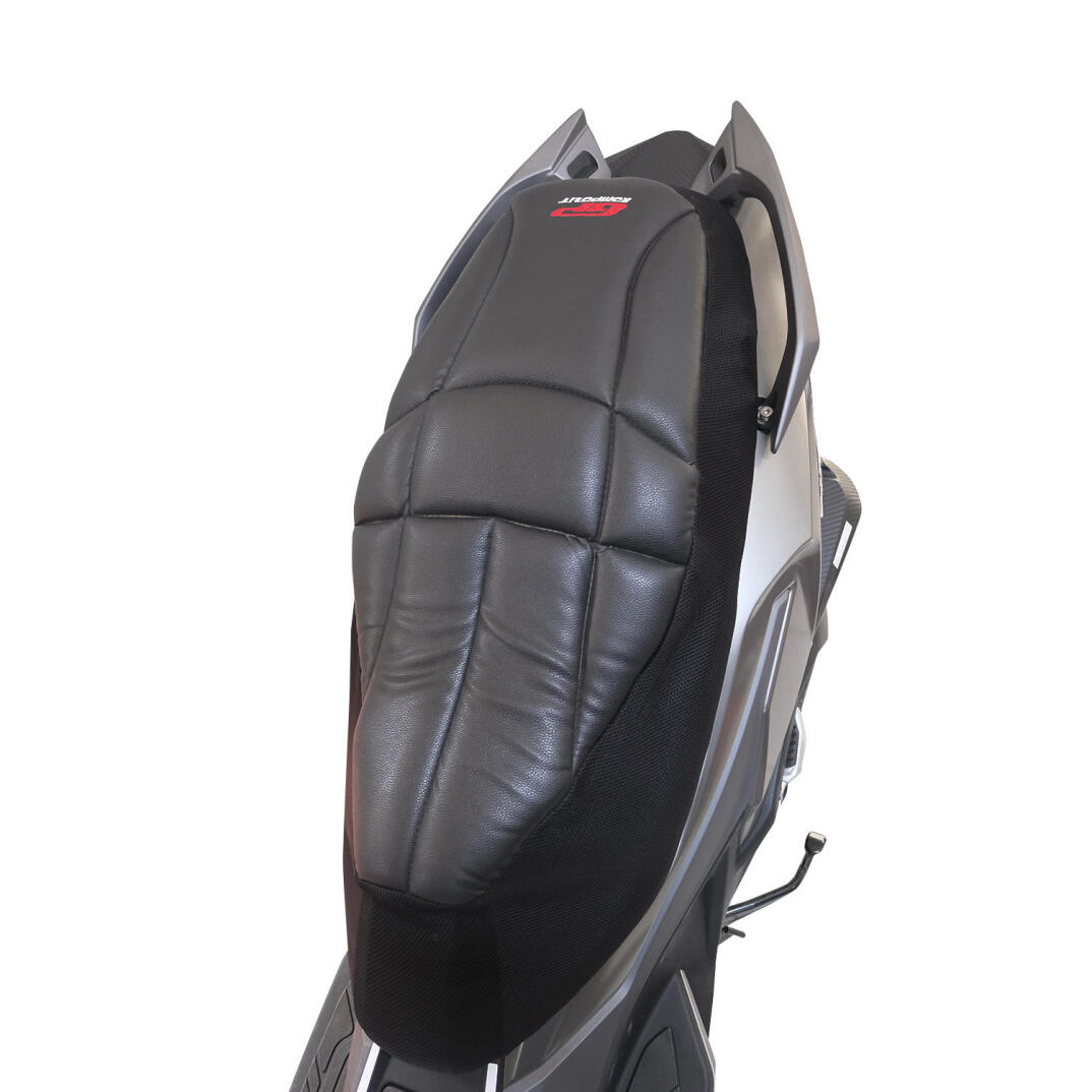 GP Kompozit SYM Joymax Z 250 / Z 250 Plus 2023-2026 Uyumlu Fileli Motosiklet Konfor Sele Kılıfı Siyah - 4