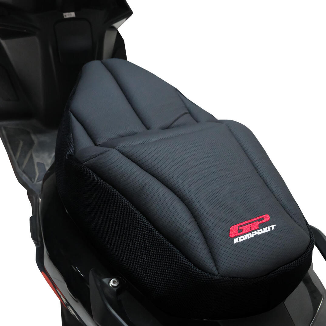 GP Kompozit SYM Joyride 300 2023-2025 Uyumlu Fileli Motosiklet Konfor Sele Kılıfı Siyah - 2