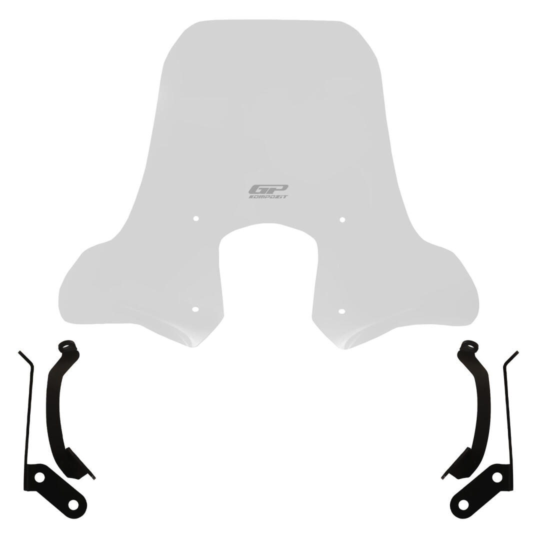 GP Kompozit SYM Symphony ST 125 / 200 2019-2022 Uyumlu Elcikli Ön Cam Şeffaf - 1
