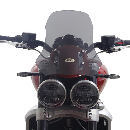 GP Kompozit Triumph Rocket 3 R / GT 2023-2024 Uyumlu Ön Cam Füme (1)
