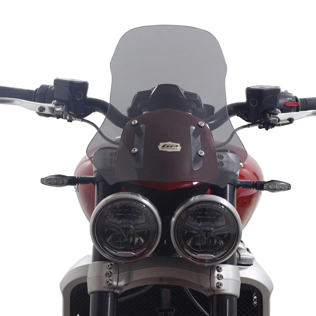 GP Kompozit Triumph Rocket 3 R / GT 2023-2024 Uyumlu Ön Cam Füme - 2