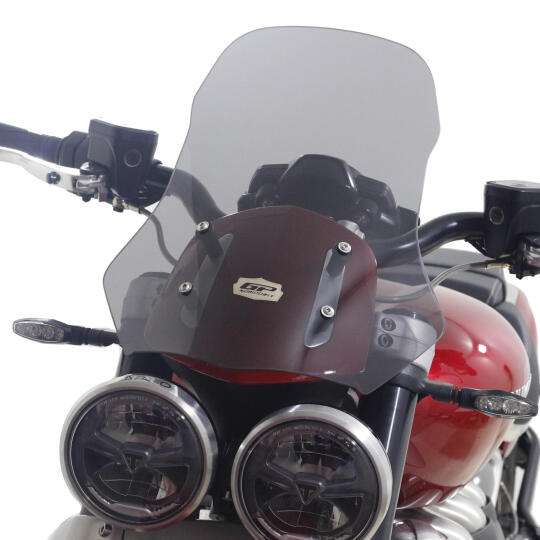 GP Kompozit Triumph Rocket 3 R / GT 2023-2024 Uyumlu Ön Cam Füme - 3