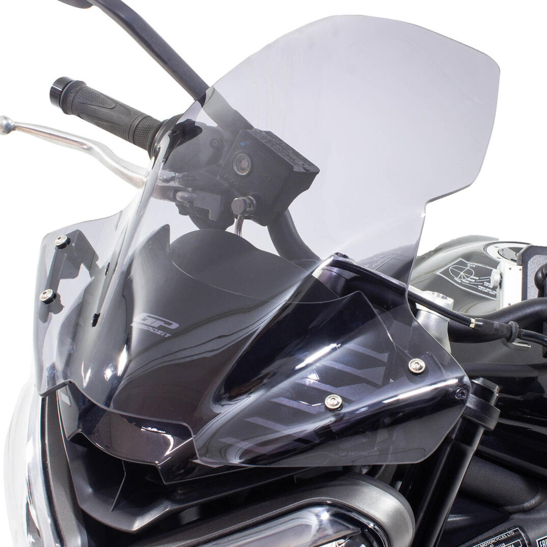 GP Kompozit Triumph Street Triple 2017-2023 Uyumlu Ön Cam Füme - 4