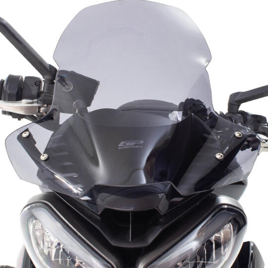 GP Kompozit Triumph Street Triple 2017-2023 Uyumlu Ön Cam Şeffaf (1)