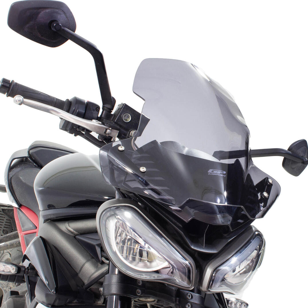 GP Kompozit Triumph Street Triple 2017-2023 Uyumlu Ön Cam Şeffaf - 3