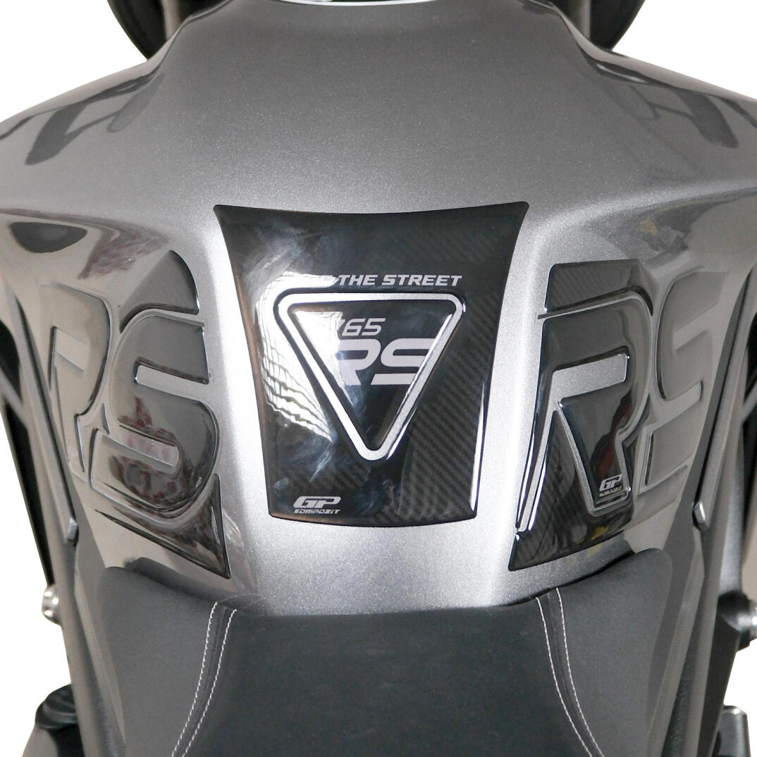 GP Kompozit Triumph Street Triple 765 RS 2023-2024 Uyumlu Tank Pad Seti Siyah-Karbon - 2