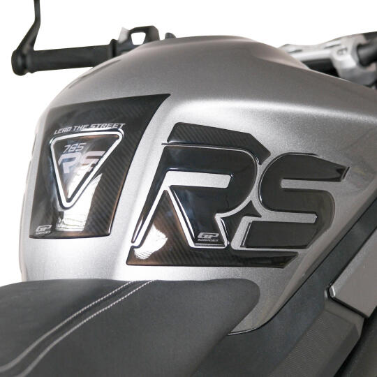 GP Kompozit Triumph Street Triple 765 RS 2023-2024 Uyumlu Tank Pad Seti Siyah-Karbon - 3