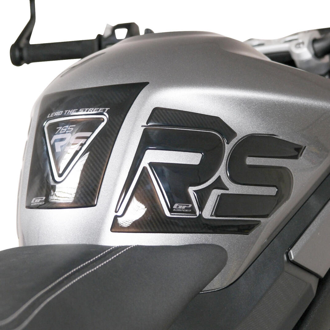 GP Kompozit Triumph Street Triple 765 RS 2023-2024 Uyumlu Tank Pad Seti Siyah-Karbon - 3