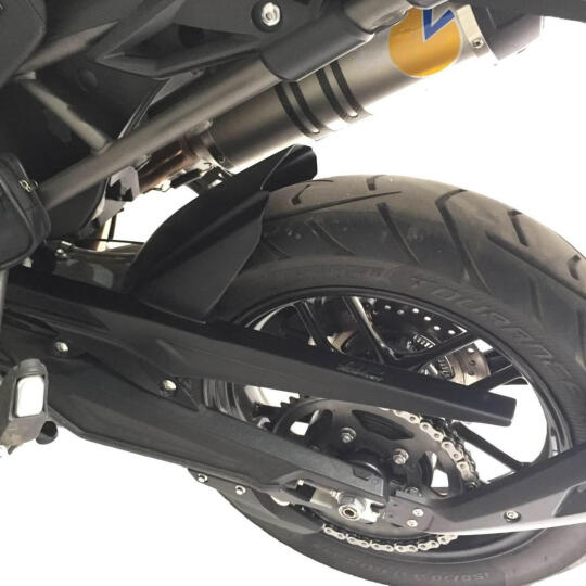 GP Kompozit Triumph Tiger 800 2013-2017 Uyumlu Arka Çamurluk Siyah (1)