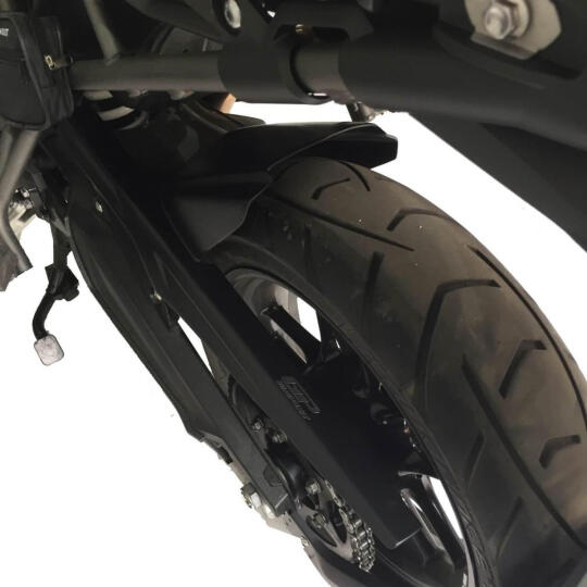 GP Kompozit Triumph Tiger 800 2013-2017 Uyumlu Arka Çamurluk Siyah - 3